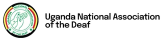 Uganda National Association of the Deaf logo